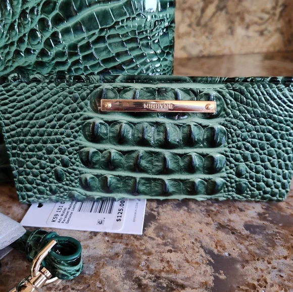 Brahmin Parakeet Melbourne - Large Duxbury, Dragonfly Tassel, Ady, Britt NWT - Picture 6 of 9